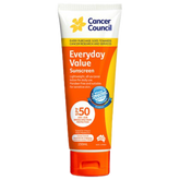 Aero Healthcare CANCER COUNCIL SPF50 Everyday Value Sunscreen Tube 250mL (Carton of 24 Each)